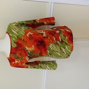 Talbots Stretchy 3/4 Sleeve Top